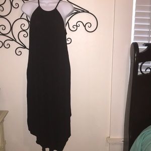 Black maxi dress